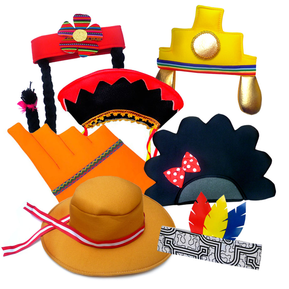 gorros peruanos surtidos