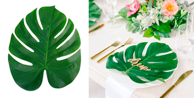decorador hojas palmera