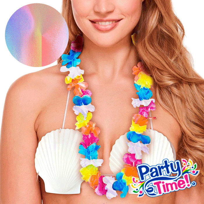 Collar tornasolado iridiscente