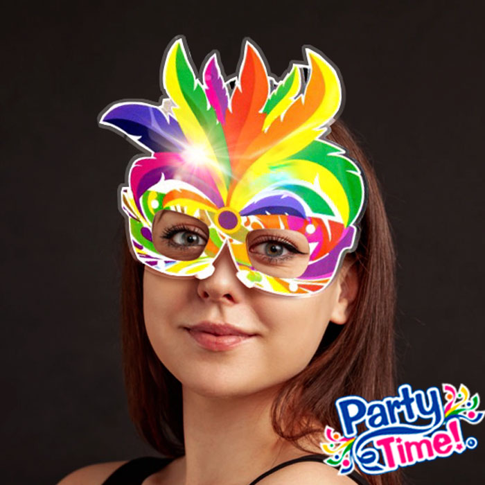 mascara carnaval led