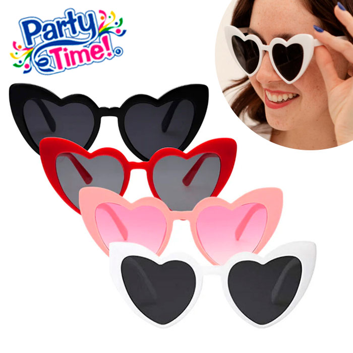 lentes corazon amor retro