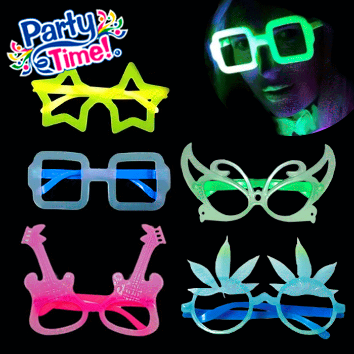 lentes fluorescentes neon